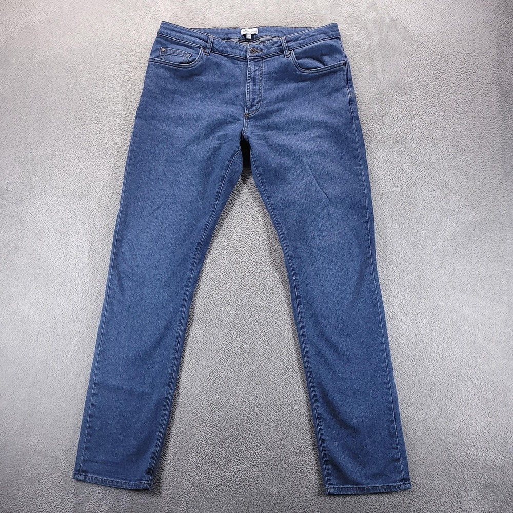 Peter Millar Jeans Mens 38x34 Blue Pilot Mill Slim Comfort